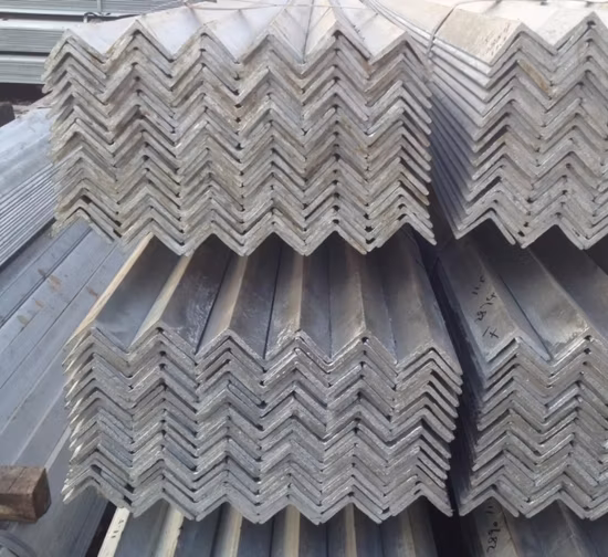 ASTM Carbon Structural Steel Iron Cold/ Hot Rolled Q345 Q235 Equal Unequal Angle Steel Bar Galvanized L Shape Angle Steel Angle Iron
