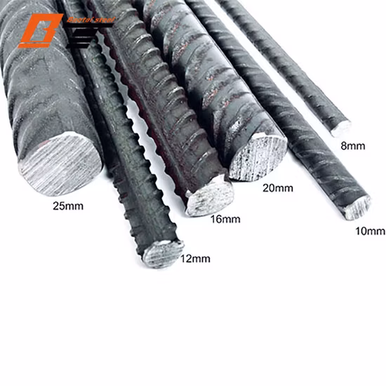 China Factory Hot Rolled Reinforcing Ribber Reinforcing Deformed Steel Bar Rebar for Building Material