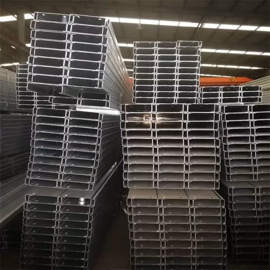 Steel Structure Construction Building Material Galvanized Steel Purlin