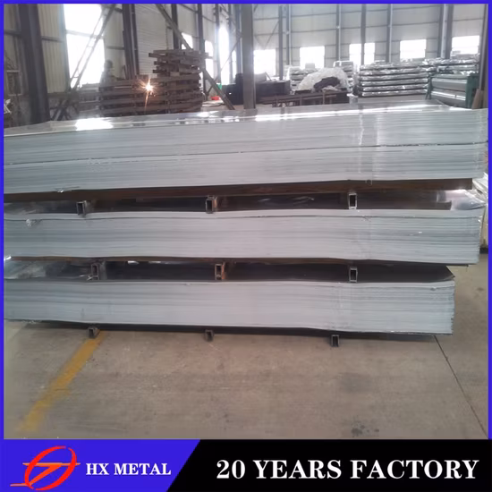 SGCC G90 Zinc Coated 275G/M2 0.4mm Thickness Hot Dipped Galvanized Steel Sheet in Stock